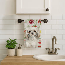 Load image into Gallery viewer, White Tibetan Spaniel Vegetables Kitchen Towel