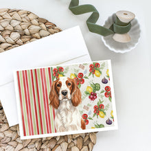 Load image into Gallery viewer, Welsh Springer Spaniel Vegetables Greeting Cards Pack of 8