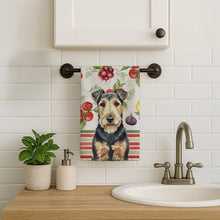 Load image into Gallery viewer, Welsh Terrier Vegetables Kitchen Towel