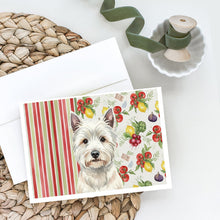 Load image into Gallery viewer, Westie Vegetables Greeting Cards Pack of 8