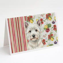 Load image into Gallery viewer, Westie Vegetables Greeting Cards Pack of 8