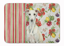 Load image into Gallery viewer, White Whippet Vegetables Memory Foam Kitchen Mat