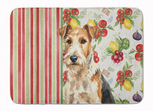 Load image into Gallery viewer, Wire Fox Terrier Vegetables Memory Foam Kitchen Mat
