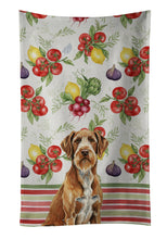 Load image into Gallery viewer, Wirehaired Pointing Griffon Vegetables Kitchen Towel