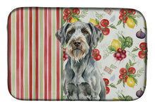 Load image into Gallery viewer, Steel Gray Wirehaired Pointing Griffon Vegetables Dish Drying Mat