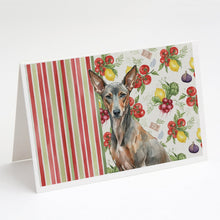 Load image into Gallery viewer, Xoloitzcuintli Vegetables Greeting Cards Pack of 8