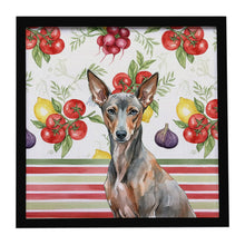 Load image into Gallery viewer, Xoloitzcuintli Vegetables Framed Metal Print