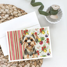 Load image into Gallery viewer, Yorkiepoo Vegetables Greeting Cards Pack of 8