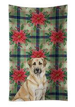 Load image into Gallery viewer, Anatolian Shepherd Dog Christmas PoinsettIas Kitchen Towel