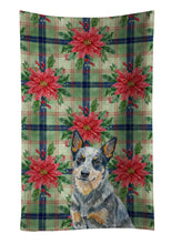 Load image into Gallery viewer, Blue Heeler Australian Cattle Dog Christmas PoinsettIas Kitchen Towel
