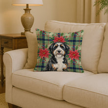 Load image into Gallery viewer, Berndoodle Christmas PoinsettIas Throw Pillow