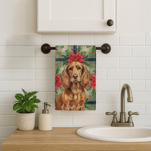 Load image into Gallery viewer, Boykin Spaniel Christmas PoinsettIas Kitchen Towel