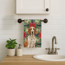 Load image into Gallery viewer, Bracco Italiano Christmas PoinsettIas Kitchen Towel