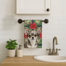 Load image into Gallery viewer, Chihuahua Christmas PoinsettIas Kitchen Towel