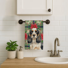 Load image into Gallery viewer, Parti Cocker Spaniel Christmas PoinsettIas Kitchen Towel