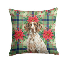 Load image into Gallery viewer, German Shorthaired Pointer Christmas PoinsettIas Throw Pillow