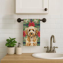 Load image into Gallery viewer, Goldendoodle Christmas PoinsettIas Kitchen Towel