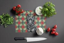 Load image into Gallery viewer, Mudi Christmas PoinsettIas Glass Cutting Board