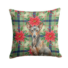 Load image into Gallery viewer, Xoloitzcuintli Christmas PoinsettIas Throw Pillow