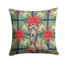 Load image into Gallery viewer, Xoloitzcuintli Christmas PoinsettIas Throw Pillow