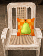 Load image into Gallery viewer, Pear in Orange by Ute Nuhn Canvas Decorative Pillow WHW0117PW1414
