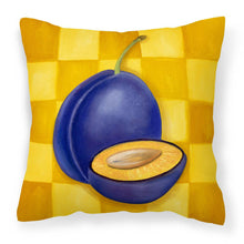 Load image into Gallery viewer, Olive on Gold Checkerboard Throw Pillow - 14x14 Decorative Pillow – Art for Your Home &amp; Patio WHW0118PW1414