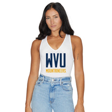 Load image into Gallery viewer, West Virginia Mountaineers White Bodysuit