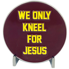Load image into Gallery viewer, DL8-01 Washington Rednecks WE ONLY KNEEL FOR JESUS Challenge Coin
