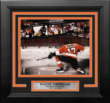 Load image into Gallery viewer, Wayne Simmonds Philadelphia Flyers 8" x 10" Framed Collage Hockey Photo