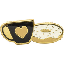 Load image into Gallery viewer, We Go Together Like Coffee And Donuts Enamel Pin