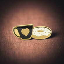 Load image into Gallery viewer, We Go Together Like Coffee And Donuts Enamel Pin