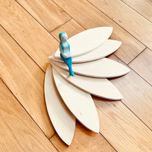 Load image into Gallery viewer, **Pre-order (Ships in 2-3 Weeks)**24 Pcs Natural Wooden Petal Mandala Platforms with Storage Tray