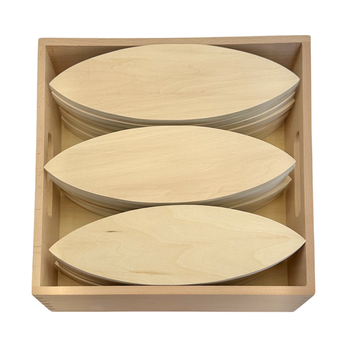 **Pre-order (Ships in 2-3 Weeks)**24 Pcs Natural Wooden Petal Mandala Platforms with Storage Tray