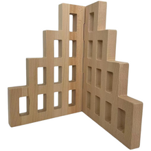 Load image into Gallery viewer, **Pre-order (Ships in 2-3 Weeks)**2 Pcs Wooden Skyline Window Building Set ONLY