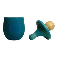 Load image into Gallery viewer, **Pre-order (Ships in 1-2 Weeks)**A set of 6 STAINED Little Thing Wooden Treasure Box in Stained Primary Rainbow Colors