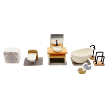 Load image into Gallery viewer, **Pre-order (Ships in 1-2 Weeks)**Wooden Dollhouse Furniture Toy Pretend Play Set
