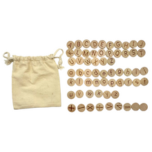 Load image into Gallery viewer, **Pre-order (Ships in 2-3 Weeks)**Hundred Frame Coin Pockets Set with Counting and Alphabet Coins