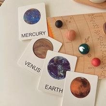 Load image into Gallery viewer, **Pre-order (Ships in 3-4 Weeks)**Wooden Solar System with 8 Planets — 3D Model Puzzle Set