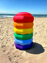 Load image into Gallery viewer, **Pre-order (Ships in 3-4 Weeks)**6 Pieces Rainbow Stepping Stones Set