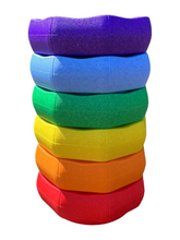 Load image into Gallery viewer, **Pre-order (Ships in 3-4 Weeks)**6 Pieces Rainbow Stepping Stones Set