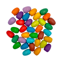 Load image into Gallery viewer, **Pre-order (Ships in 1-2 Weeks)**36 Pieces Colored Wooden Mandala Rainbow Loose Parts