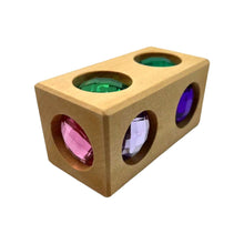 Load image into Gallery viewer, **Pre-order (Ships in 2-3 Weeks)**4 Pcs Cube and Cuboid Gemmed Stacking Blocks Set
