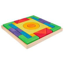 Load image into Gallery viewer, **Pre-order (Ships in 2-3 Weeks)**30 Pcs STAINED Large Basic I Building Block Set with Storage Tray