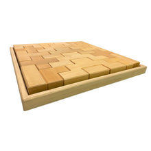 Load image into Gallery viewer, **Pre-order (Ships in 2-3 Weeks)**19 Pcs Wooden Stairway Building Blocks Set