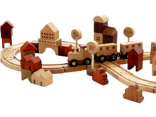 Load image into Gallery viewer, **Pre-order (Ships in 2-3 Weeks)**56 PCS Town Exploration Train Set with Track
