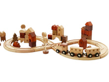 Load image into Gallery viewer, **Pre-order (Ships in 2-3 Weeks)**56 PCS Town Exploration Train Set with Track