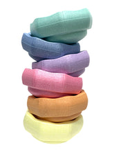 Load image into Gallery viewer, **Pre-order (Ships in 3-4 Weeks)**6 Pieces Pastel Rainbow Stepping Stones Set