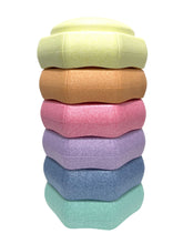 Load image into Gallery viewer, **Pre-order (Ships in 3-4 Weeks)**6 Pieces Pastel Rainbow Stepping Stones Set