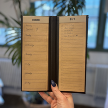 Load image into Gallery viewer, Weekly Eats Weekly Meal Planner | Organizer Date Book | 3.5" x 9"