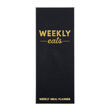 Load image into Gallery viewer, Weekly Eats Weekly Meal Planner | Organizer Date Book | 3.5" x 9"